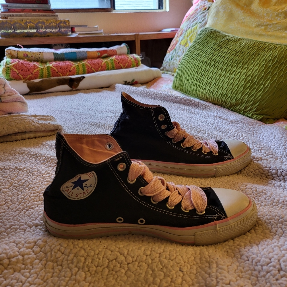Black Converse Hightops